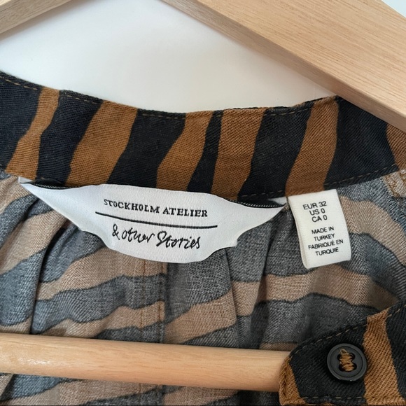 & Other Stories Tiger Print Dress - Picture 5 of 8